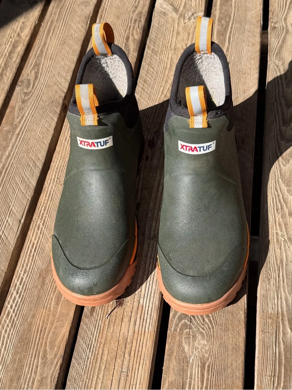 Xtratuf Ice Fleece Lined Ankle Deck Boots Size 9
